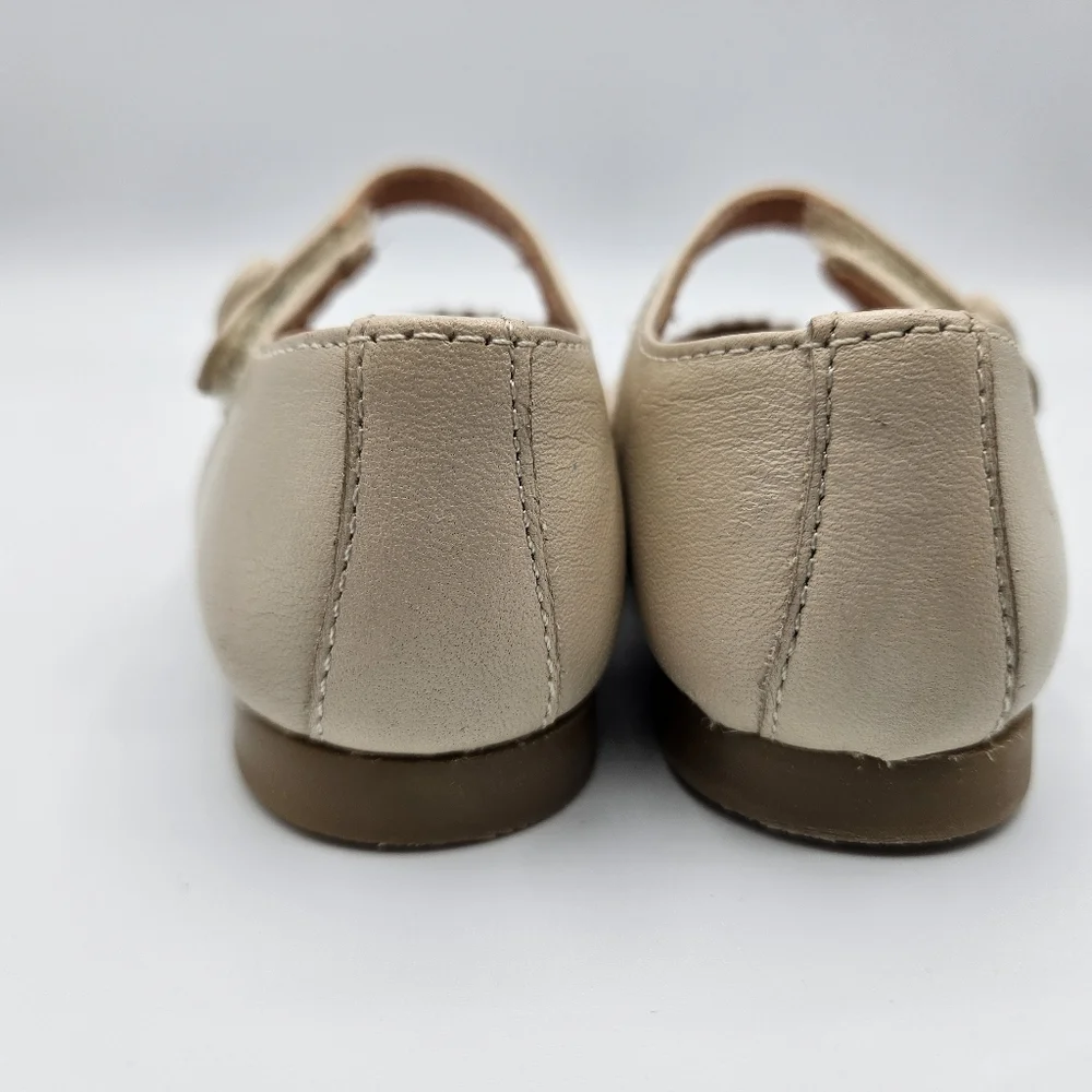 Beige Toddler Girl Dress Shoes - Picture 6 of 14